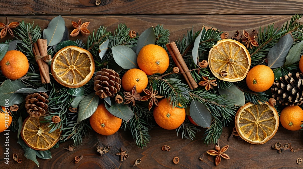 Crafting festive fall garlands with dried oranges and cinnamon sticks. Crafting festive fall garlands with dried oranges and cinnamon sticks.