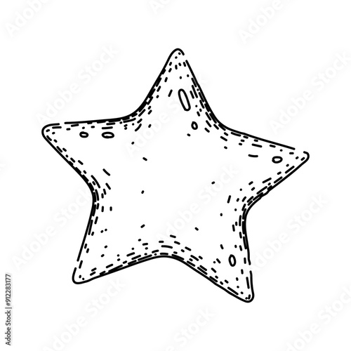 light star hand drawn. brightness space, galaxy universe, shine glow light star vector sketch. isolated black illustration