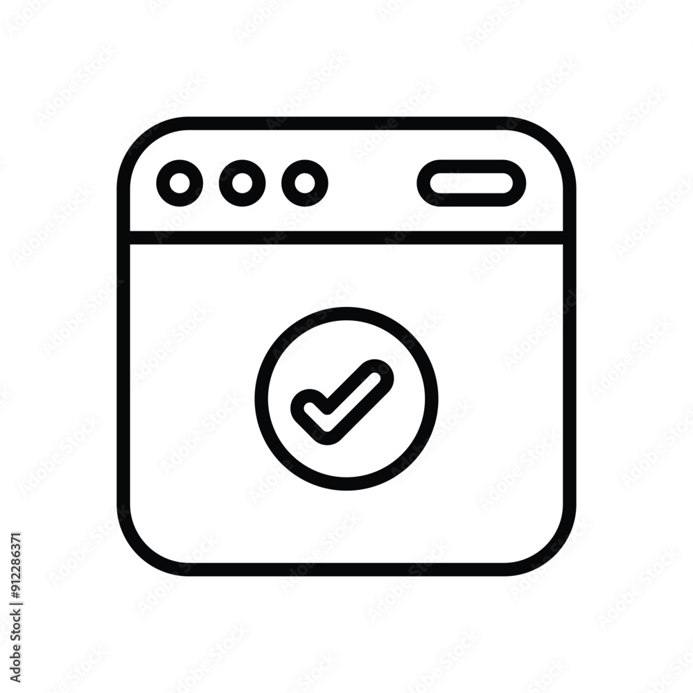 digital Vote vector icon digital Vote vector icon