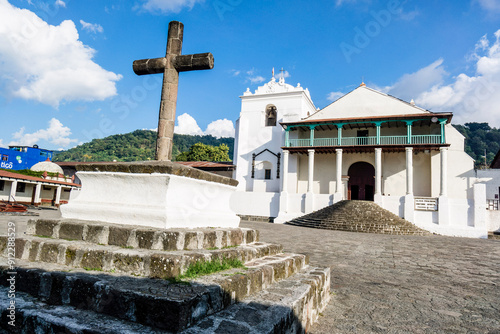 Church of Santiago Apóstol, 1547, Santiago Atitlan, Sololá department, Guatemala, Central America photo