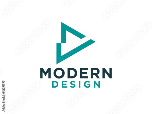 Free Download Abstract Initial Letter V Logo. Geometric Shape Origami Style isolated on White Background. Usable for Business and Branding Logos. - GFXLoad