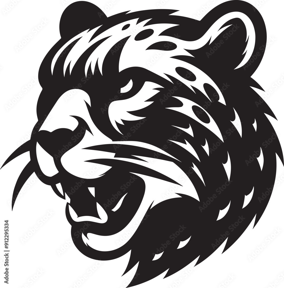 Cheetah Silhouette isolated on white background Minimalist cheetah vector shape icon Cheetah Silhouette isolated on white background Minimalist cheetah vector shape icon