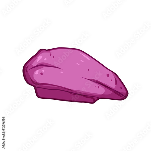 french beret cartoon. artist cap, man red, mime fashion french beret sign. isolated symbol vector illustration