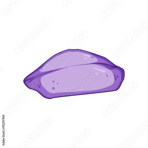 hat beret cartoon. french artist, cap man, red mime hat beret sign. isolated symbol vector illustration