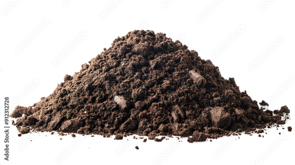 Pile of Rich Dark Brown Soil Pile of Rich Dark Brown Soil