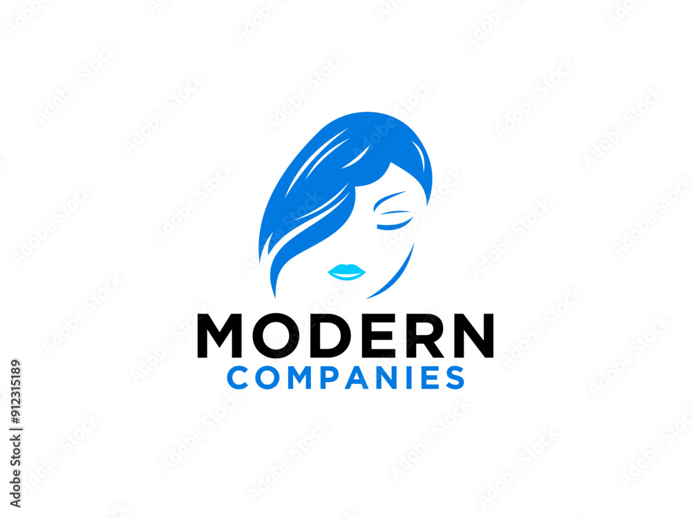 Woman with Short Hair Silhouette. Usable for Beauty Salon, Cosmetic and Spa Center Logos. Woman with Short Hair Silhouette. Usable for Beauty Salon, Cosmetic and Spa Center Logos.
