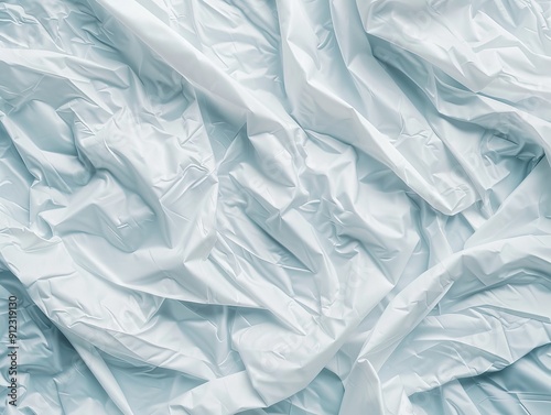 Wallpaper Mural abstract wrinkled blue plastic texture background, light blue plastic film surface, crumpled plastic bag, textured background, minimalist design. Torontodigital.ca