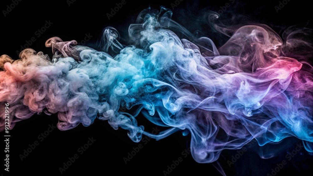 image of smoke on black screen
image of smoke on black screen