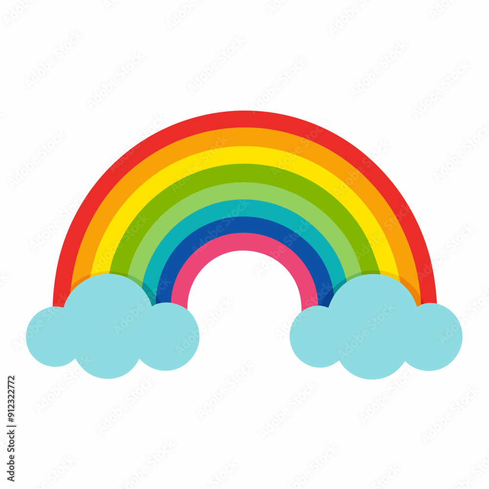 Rainbow art vector illustration Rainbow art vector illustration