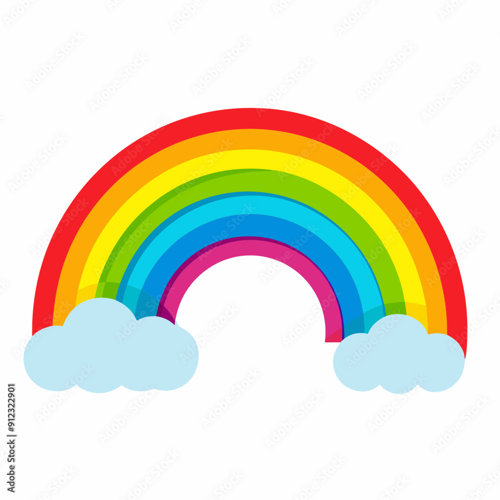 Rainbow art vector illustration Rainbow art vector illustration