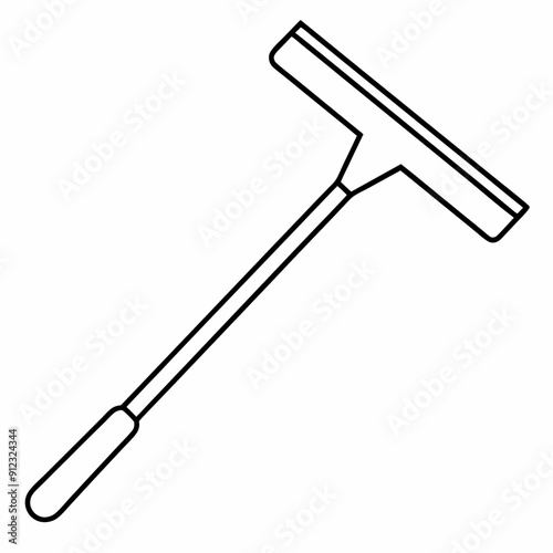 Squeegee art vector illustration