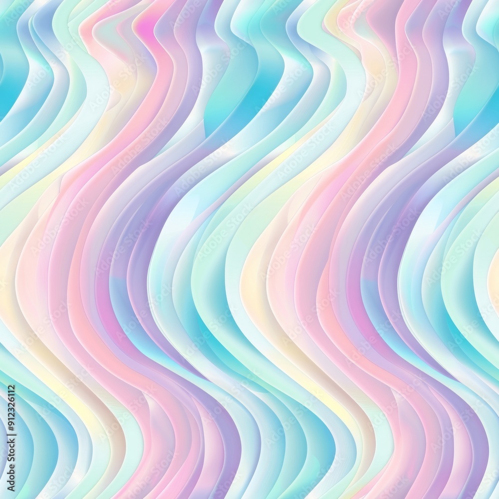 Seamless pattern of pastel gradient waves Seamless pattern of pastel gradient waves