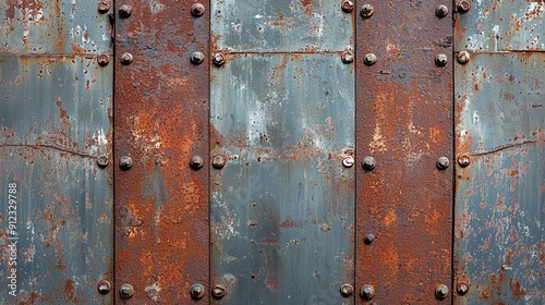 Fototapeta Naklejka Na Ścianę i Meble -  Rusty metal background. Grunge rusty metal texture. for design with copy space for text or image