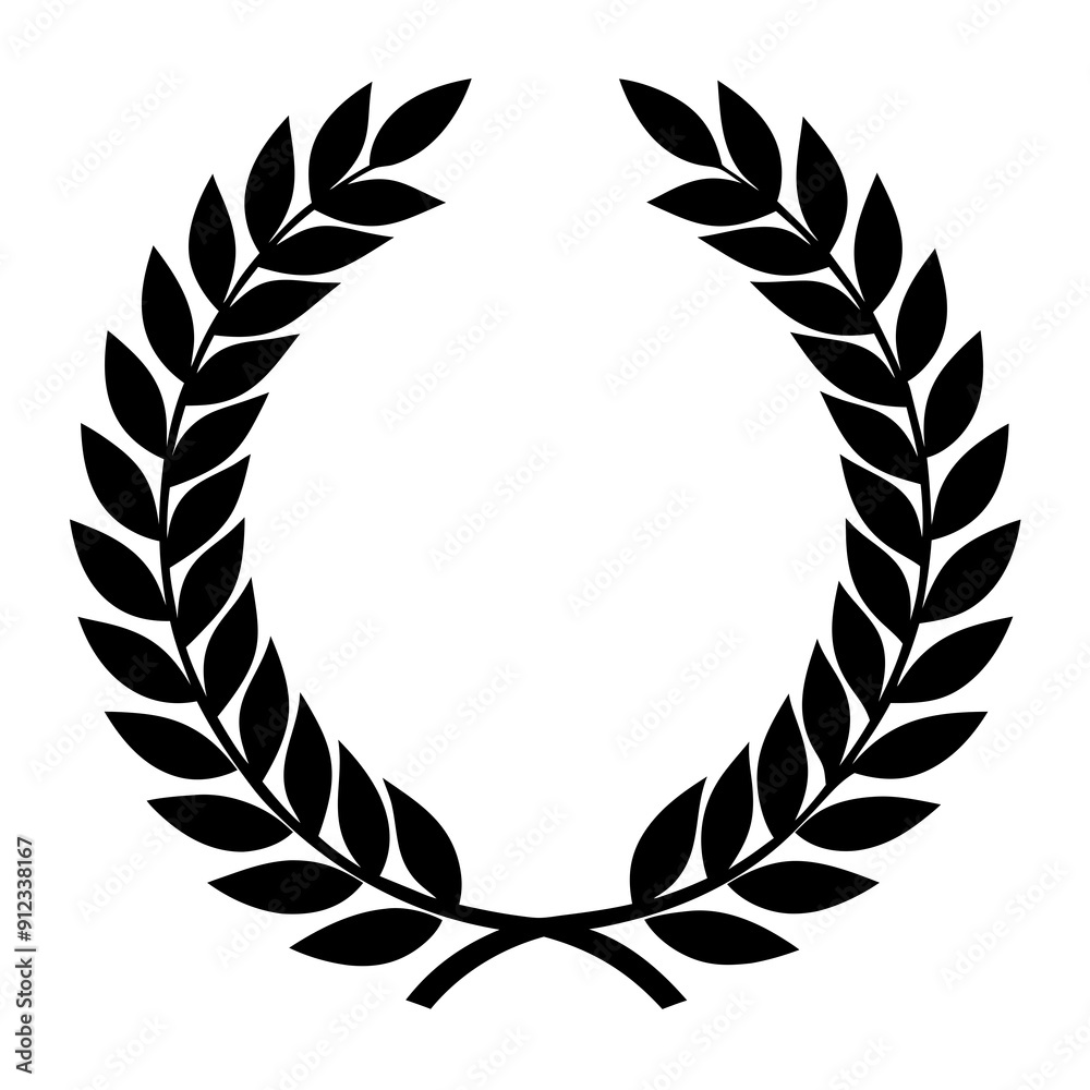 Wreath laurel wreath art vector illustration Wreath laurel wreath art vector illustration