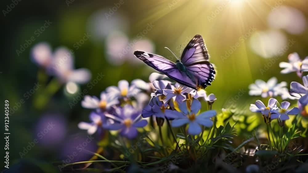 butterfly on a flower butterfly on a flower