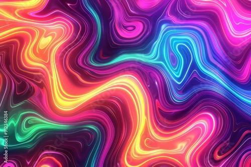 Psychedelic trippy texture pattern