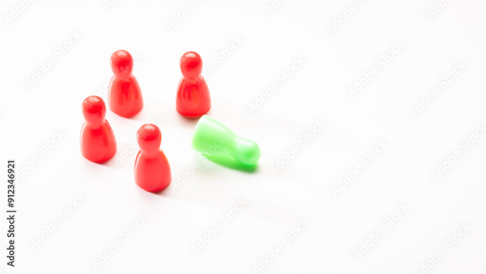 falling green in five team falling green in five team