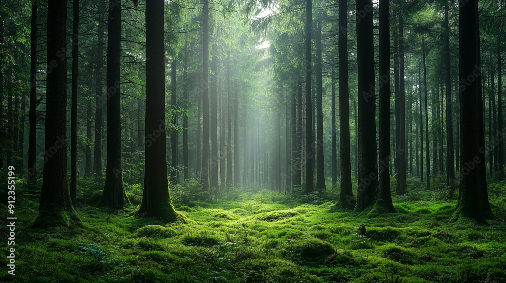 Fototapeta premium nature forest landscape