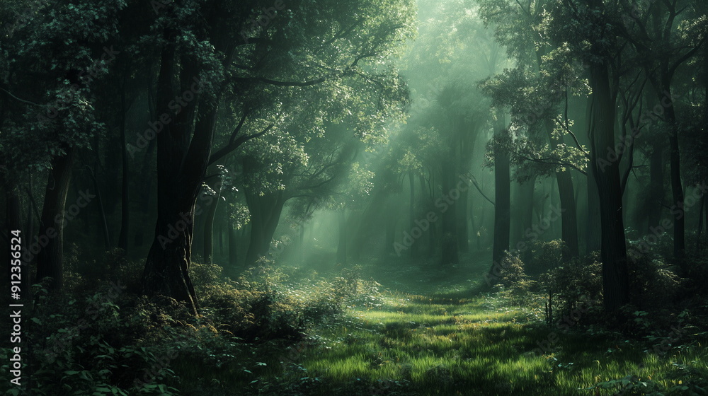 Obraz premium nature forest landscape