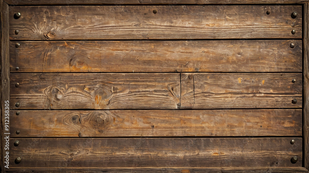 Fototapeta premium Old wooden sign isolated