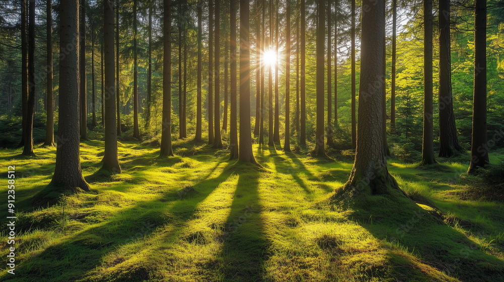 Fototapeta premium nature forest landscape