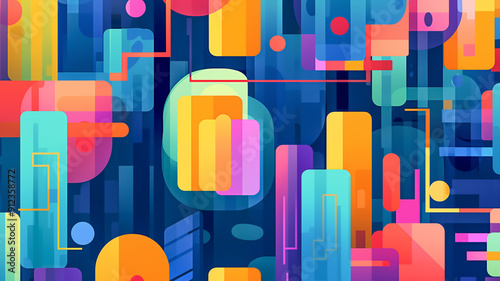 アブストラクトグラフィック素材