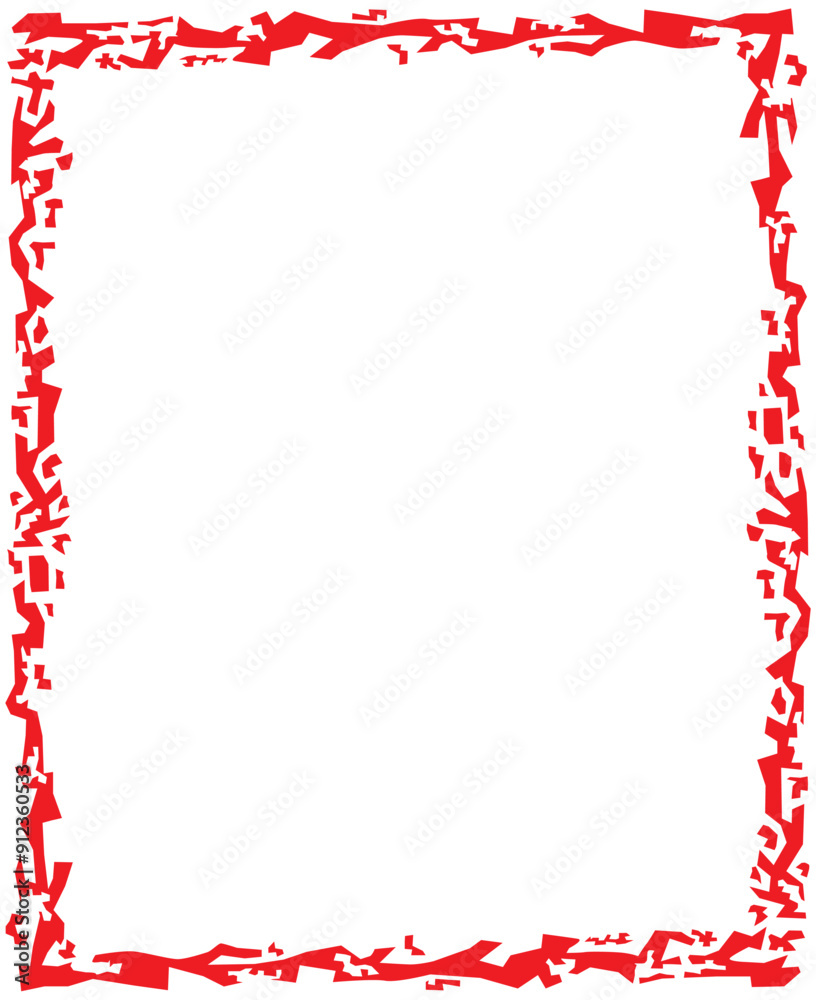 Grunge frame or border. Grunge background. Abstract vector template. Red color on white. Shapes like brushes. Grunge frame or border. Grunge background. Abstract vector template. Red color on white. Shapes like brushes.