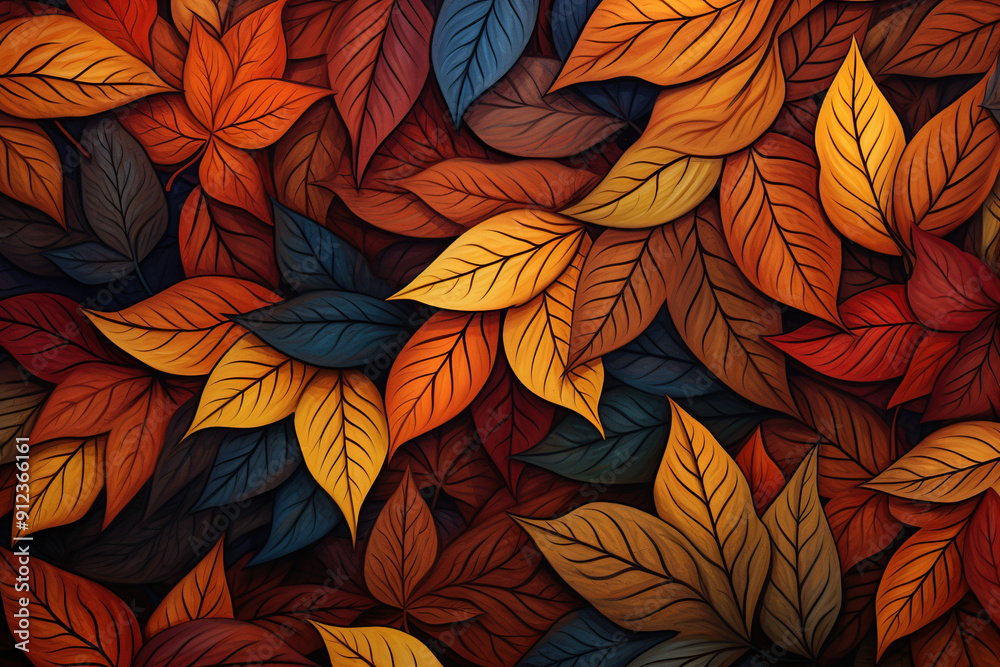 Autumn Leaves Background Autumn Leaves Background