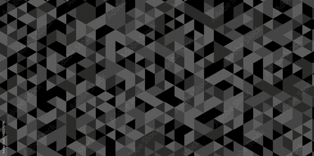 Seamless geometric pattern square shapes low polygon backdrop background. Abstract geometric wall tile and metal cube background triangle wallpaper. black and gray polygonal background. Seamless geometric pattern square shapes low polygon backdrop background. Abstract geometric wall tile and metal cube background triangle wallpaper. black and gray polygonal background.