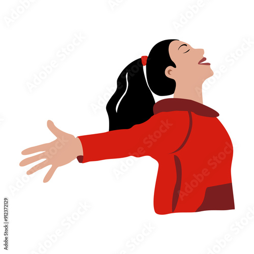 person in red suit people do sports breathe fresh air, world lung day