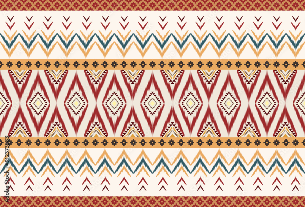 abstract Traditional geometric ethnic fabric pattern ornate elements with ethnic patterns design for textiles, rugs, clothing, sarong, scarf, batik, wrap, embroidery, print, curtain, carpe abstract Traditional geometric ethnic fabric pattern ornate elements with ethnic patterns design for textiles, rugs, clothing, sarong, scarf, batik, wrap, embroidery, print, curtain, carpe