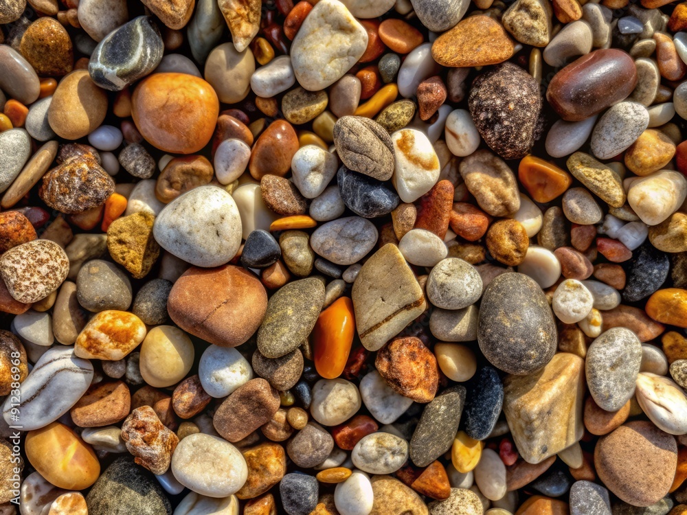 High-resolution close-up of natural gravel and pebbles featuring intricate textures, earthy tones, and varying shapes, ideal for versatile background use in design projects. High-resolution close-up of natural gravel and pebbles featuring intricate textures, earthy tones, and varying shapes, ideal for versatile background use in design projects.