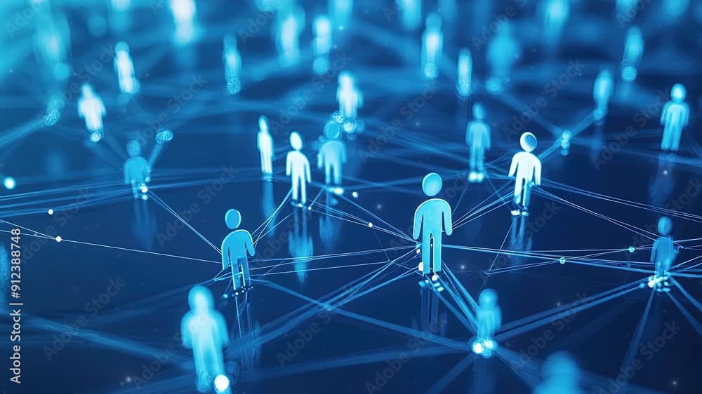 Abstract social network concept. Global internet communication. Social network connections and business people icons. Digital technology background. Human resources management Abstract social network concept. Global internet communication. Social network connections and business people icons. Digital technology background. Human resources management