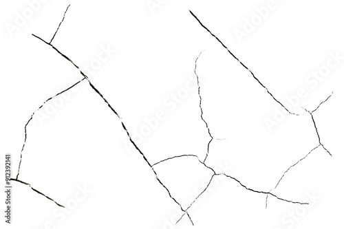 Cracks transparent background PNG macro