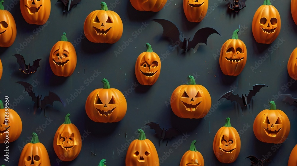 halloween pumpkins background halloween pumpkins background
