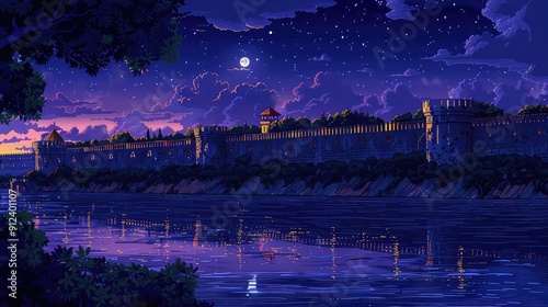  Illustration Of Russian Landmarks. Generative AI