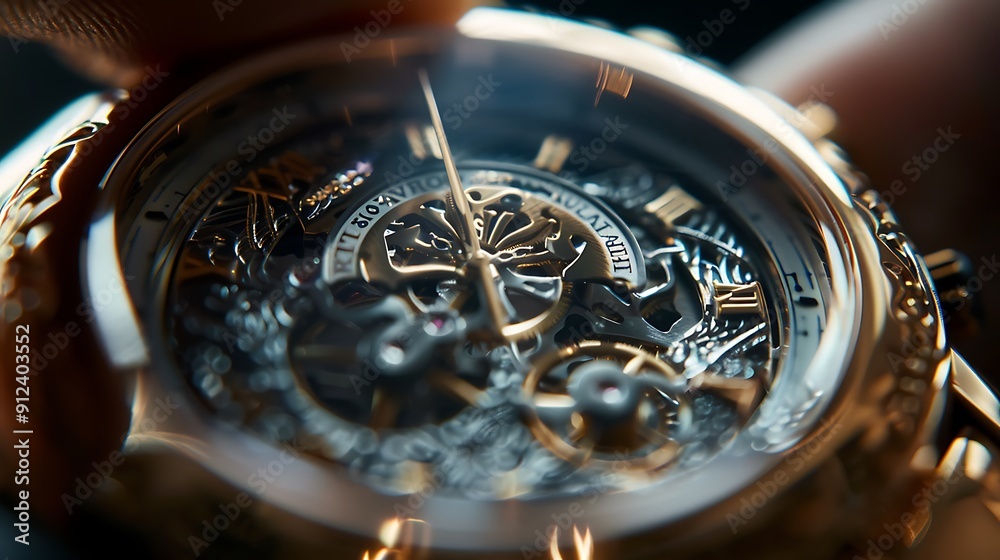 High-End Luxury Wristwatch with Chronograph Features High-End Luxury Wristwatch with Chronograph Features