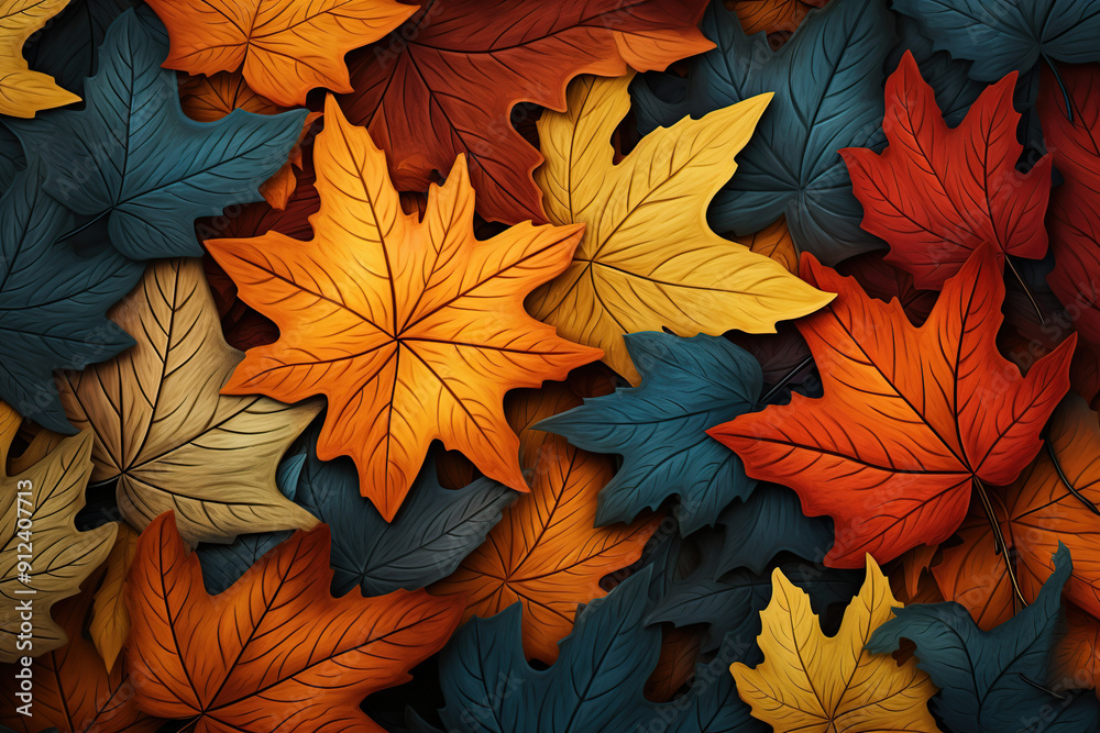 Autumn leaves background Autumn leaves background