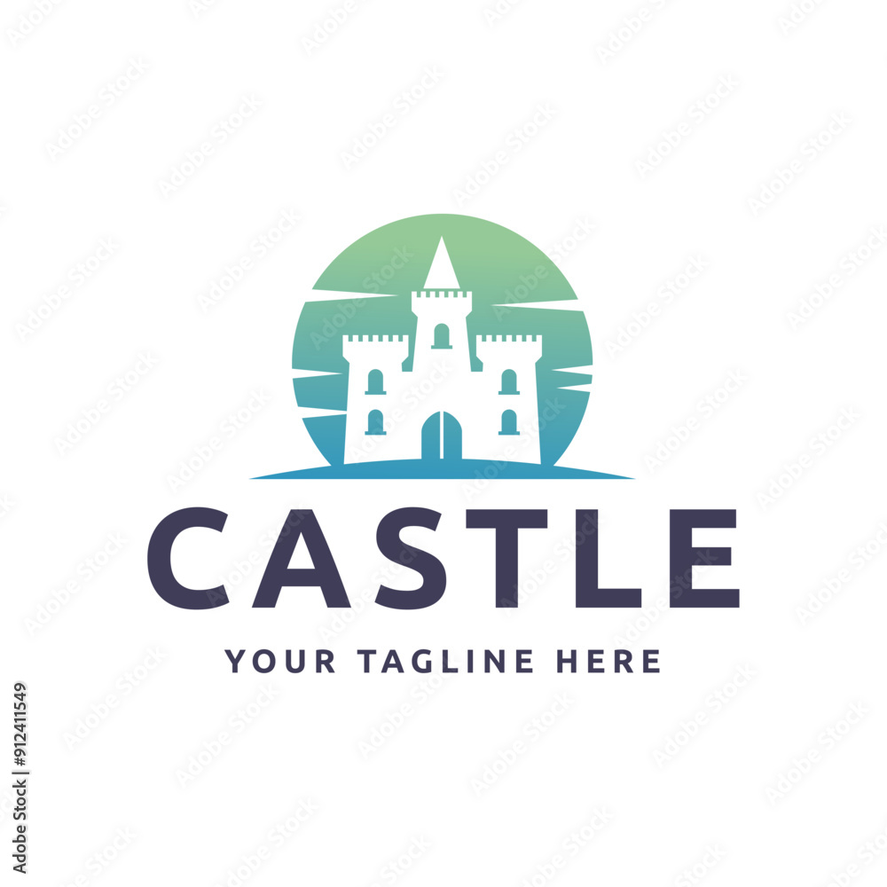 Creative Castle Logo Design Template Creative Castle Logo Design Template