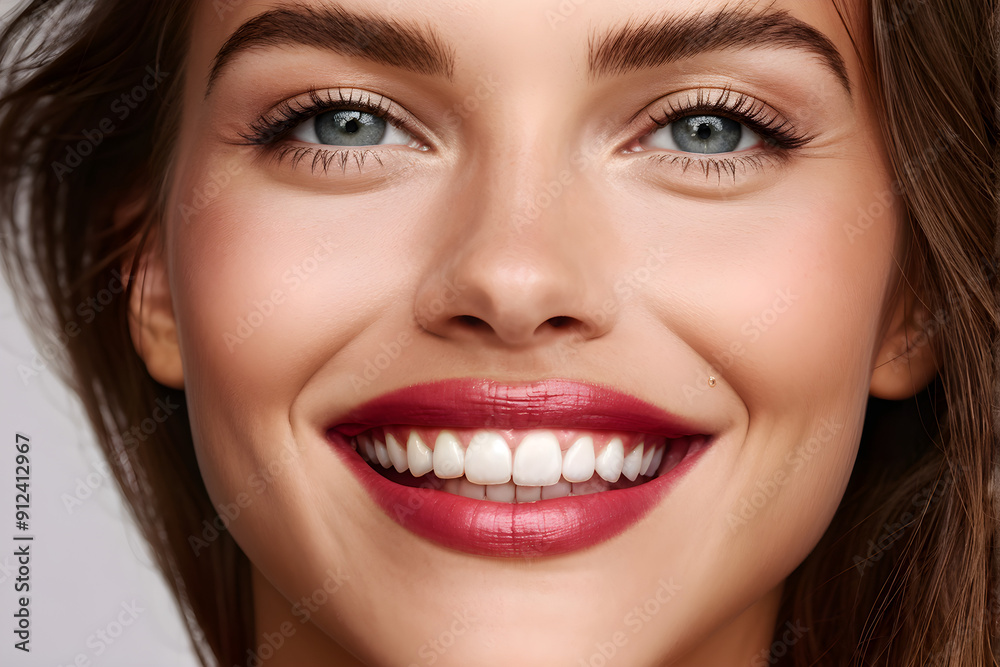 Close up portrait of smiling unrecognizable woman with perfect teeth. Smiling young girl, beautiful mouth.
Close up portrait of smiling unrecognizable woman with perfect teeth. Smiling young girl, beautiful mouth.