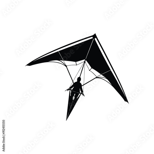 hang glider silhouette