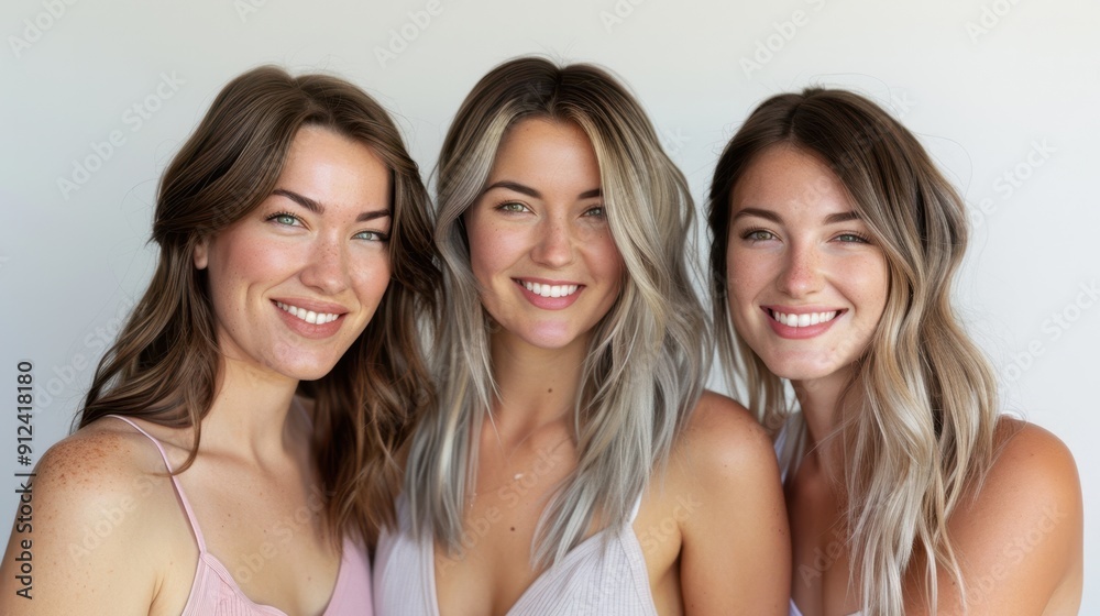 The smiling three women The smiling three women