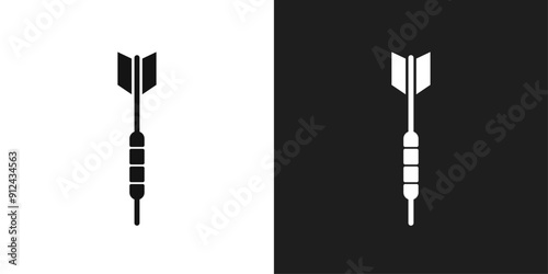 Dart icon logo set vector