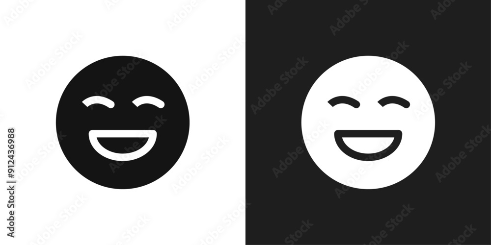 Smile icon logo set vector Smile icon logo set vector