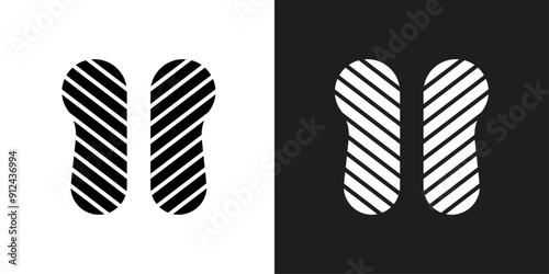 Soles icon logo set vector
