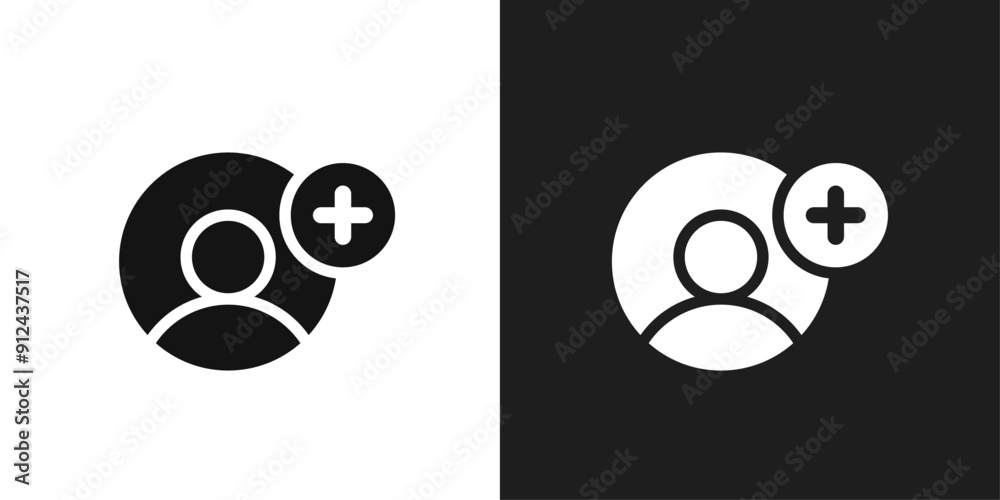 User add icon logo set vector User add icon logo set vector