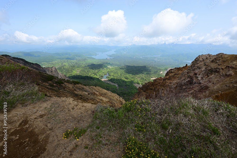 Climbing Mt. Bandai, Aizu, Fukushima Climbing Mt. Bandai, Aizu, Fukushima