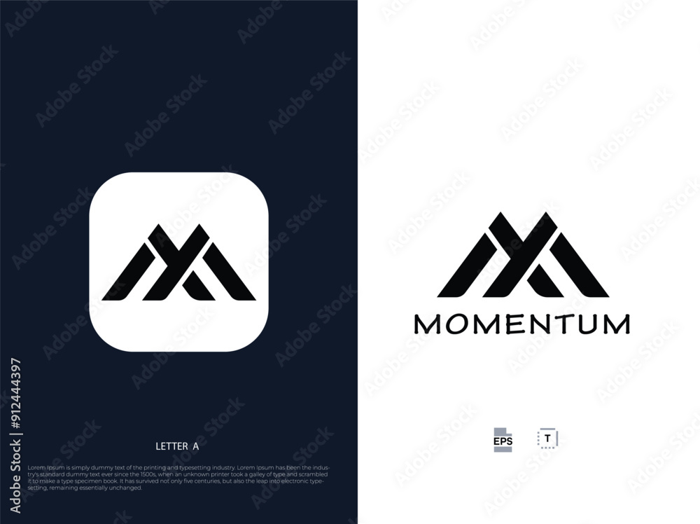 modern m business letter logo design modern m business letter logo design