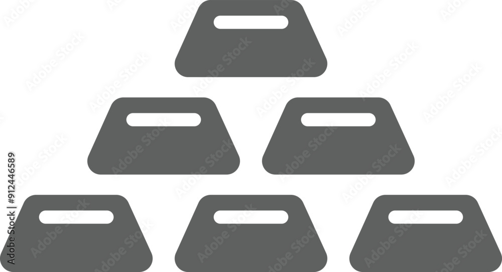 Vector image of gold roads Vector image of gold roads