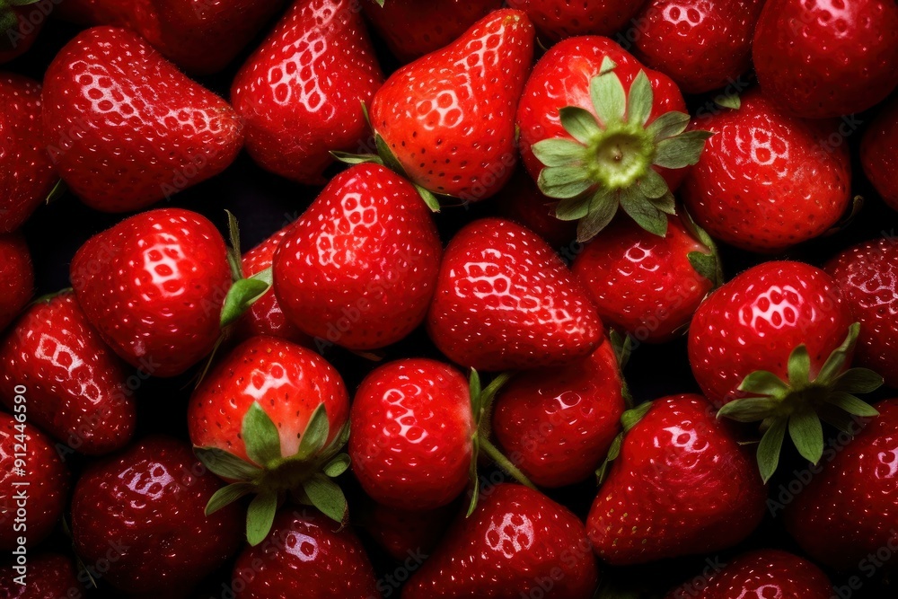 strawberry Fruit background, photography with generative ai strawberry Fruit background, photography with generative ai